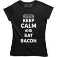 thumbnail image 1 of Keep Calm And Eat Bacon Foodie Lovers Funny Epic Food Party Gag Gift T-Shirt, 1 of 4