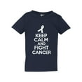 thumbnail image 1 of Keep Calm And Fight Cancer Disease Toddler Kids T-Shirt Tee, 1 of 2