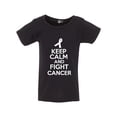 thumbnail image 1 of Keep Calm And Fight Cancer Disease Toddler Kids T-Shirt Tee, 1 of 2
