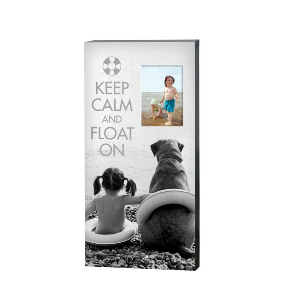 Keep Calm And Float On Wood Wall Sign Picture Frame