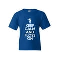thumbnail image 1 of Keep Calm And Floss On Dance Funny DT Youth Kids T-Shirt Tee, 1 of 2