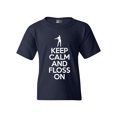 thumbnail image 1 of Keep Calm And Floss On Dance Funny DT Youth Kids T-Shirt Tee, 1 of 2