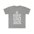 thumbnail image 1 of Keep Calm And Follow Jesus Unisex T-shirt S-3XL Follower Lover of God, 1 of 2