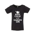 thumbnail image 1 of Keep Calm And Garden On Gardening Plants Flowers Toddler Kids T-Shirt Tee, 1 of 2