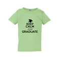 thumbnail image 1 of Keep Calm And Graduate On Students School Funny Toddler Kids T-Shirt Tee, 1 of 2