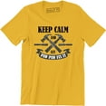 thumbnail image 1 of Keep Calm And Let Paw Paw Fix It - Fathers Day Funny Dad Men's T-Shirt, 1 of 4