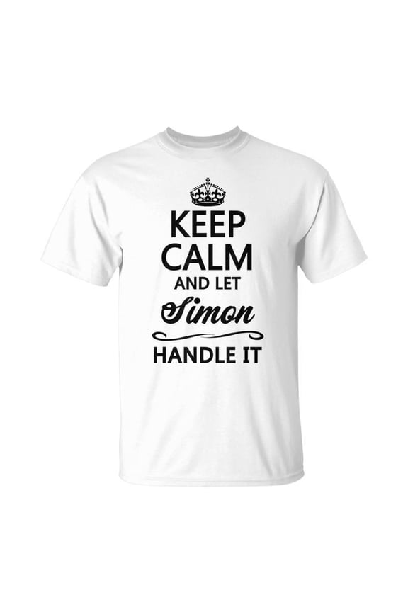 Keep Calm And Let Simon Handle It Name TShirt