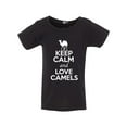 thumbnail image 1 of Keep Calm And Love Camels Deserts Animal Lover Toddler Kids T-Shirt Tee, 1 of 2