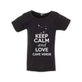 thumbnail image 1 of Keep Calm And Love Cape Verde Country Nation Patriotic Toddler Kids T-Shirt Tee, 1 of 2