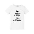 thumbnail image 1 of Keep Calm And Love Chickens Rooster Animal Lover Funny Toddler Kids T-Shirt Tee, 1 of 2