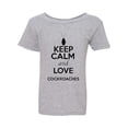 thumbnail image 1 of Keep Calm And Love Cockroaches Insects Lover Funny Toddler Kids T-Shirt Tee, 1 of 2