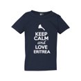 thumbnail image 1 of Keep Calm And Love Eritrea Country Nation Patriotic Toddler Kids T-Shirt Tee, 1 of 2