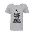 thumbnail image 1 of Keep Calm And Love Eritrea Country Nation Patriotic Toddler Kids T-Shirt Tee, 1 of 2