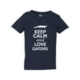thumbnail image 1 of Keep Calm And Love Gators Animals Funny Toddler Kids T-Shirt Tee, 1 of 2