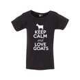 thumbnail image 1 of Keep Calm And Love Goats Billy Goat Kid Animal Lover Funny Toddler Kids T-Shirt Tee, 1 of 2