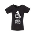 thumbnail image 1 of Keep Calm And Love Iraq Country Nation Patriotic Toddler Kids T-Shirt Tee, 1 of 2