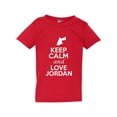 thumbnail image 1 of Keep Calm And Love Jordan Country People Patriotic Toddler Kids T-Shirt Tee, 1 of 2