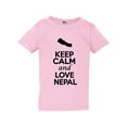 thumbnail image 1 of Keep Calm And Love Nepal Country People Patriotic Toddler Kids T-Shirt Tee, 1 of 2