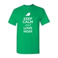 thumbnail image 1 of Keep Calm And Love Niger Country Patriotic Adult T-Shirt Tee, 1 of 2