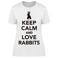 thumbnail interactive-video image 1 of Women's Keep Calm And Love Chickens T-Shirt – Funny Rooster Lover Tee – BestThreads 1 of 6