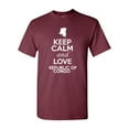 thumbnail image 1 of Keep Calm And Love Republic Of Congo Country Patriotic Adult T-Shirt Tee, 1 of 2