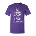 thumbnail image 1 of Keep Calm And Love Scorpions Desert Animal Lover Adult T-Shirt Tee, 1 of 2