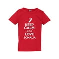 thumbnail image 1 of Keep Calm And Love Somalia Country Nation Patriotic Toddler Kids T-Shirt Tee, 1 of 2