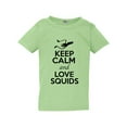 thumbnail image 1 of Keep Calm And Love Squids Cuttlefish Sea Animal Lover Toddler Kids T-Shirt Tee, 1 of 2