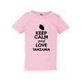 thumbnail image 1 of Keep Calm And Love Tanzania Country Nation Patriotic Toddler Kids T-Shirt Tee, 1 of 2