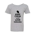 thumbnail image 1 of Keep Calm And Love Tanzania Country Nation Patriotic Toddler Kids T-Shirt Tee, 1 of 2