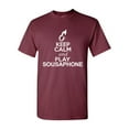thumbnail image 1 of Keep Calm And Play Sousaphone Music Lover Musician DT Adult T-Shirt Tee, 1 of 2