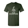 thumbnail image 1 of Keep Calm And Play Sousaphone Music Lover Musician DT Adult T-Shirt Tee, 1 of 2