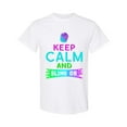 thumbnail image 1 of Keep Calm And Slime On Slime Lovers Party Funny DT Adult T-Shirt Tee, 1 of 2