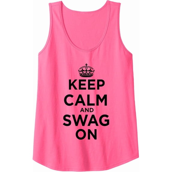Keep Calm And Swag On Tank Top Size S-3XL