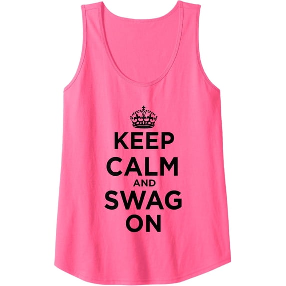 Keep Calm And Swag On Tank Top Size S-3XL