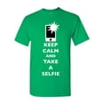 thumbnail image 1 of Keep Calm And Take A Selfie Flash Phone Camera Picture Funny DT Adult T-Shirt Tee, 1 of 2
