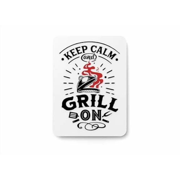 Keep Calm BBQ Sign Funny Kitchen and Outdoor Decor