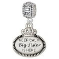 thumbnail image 1 of Keep Calm Big Sister is Here - Trust In God Charm Bead, 1 of 1