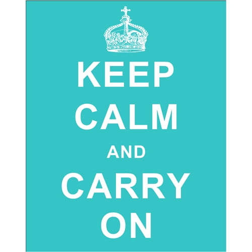 Keep Calm And Carry On Crown