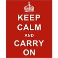 thumbnail image 1 of Keep Calm & Carry On Poster, 1 of 1