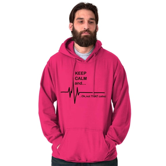 Keep Calm Funny EMT Humor Hoodie Sweatshirt Women Men Brisco Brands L
