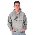 thumbnail image 1 of Keep Calm Funny EMT Humor Unisex Plus Fleece Graphic Hoodie Brisco Brands 3X, 1 of 5