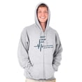 thumbnail image 1 of Keep Calm Funny EMT Humor Zip Up Hoodie Men's Women's Brisco Brands 2X, 1 of 6