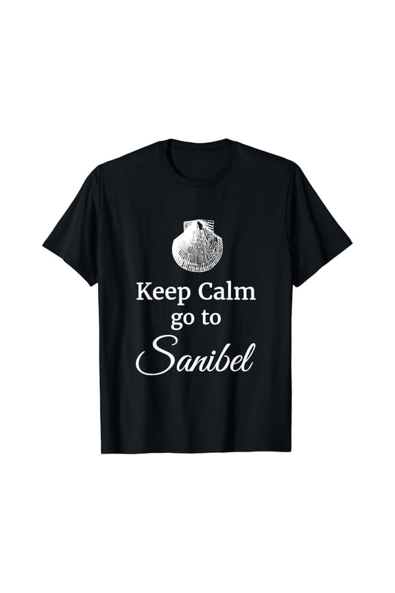 Keep Calm Go To Sanibel Seashell T-Shirt