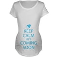 thumbnail image 1 of Keep Calm He's Coming Soon Maternity T-Shirt - 2X-Large, 1 of 1