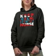 thumbnail image 1 of Keep Calm I Am a Nurse, Nursing Profession, Black Hooded Sweatshirt or Hoodie, Small, 1 of 5
