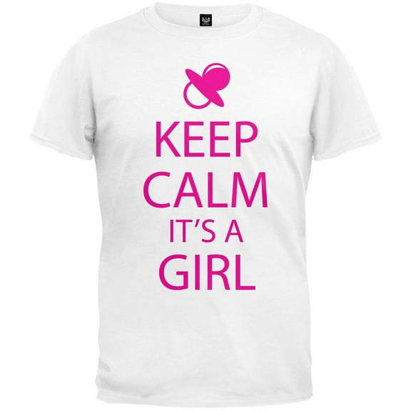 Keep Calm Its A Girl T-Shirt - 5X-Large