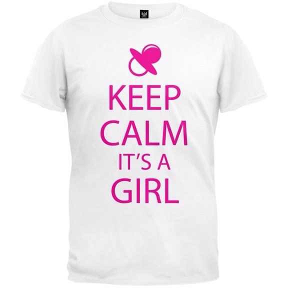 Keep Calm Its A Girl T-Shirt - Large