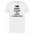 thumbnail image 1 of Keep Calm Love Chameleons Tee Men's -Image by Shutterstock, 1 of 2