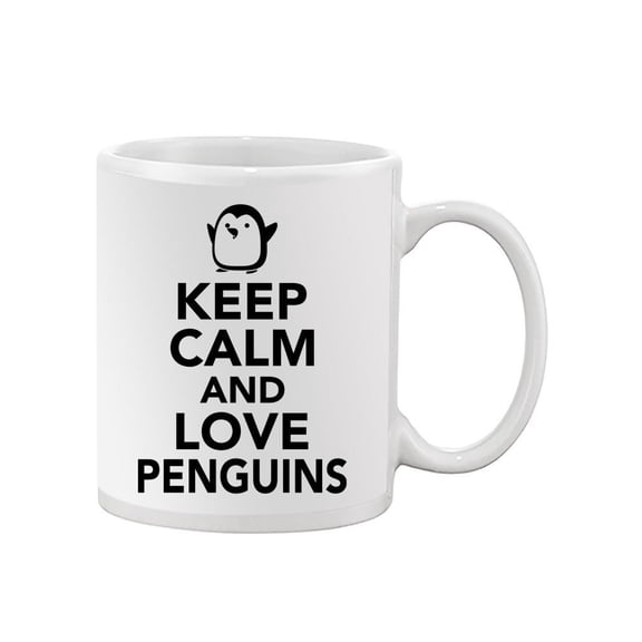 Keep Calm, Love Penguins Mug - SPIdeals Designs,